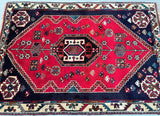 1.5x1.1m Persian Qashqai Shiraz Rug