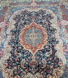 3.85x3.1m Vintage Persian Kashmar Rug