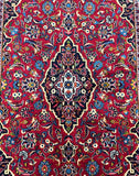 1.6x1m Persian Kashan Rug Signed