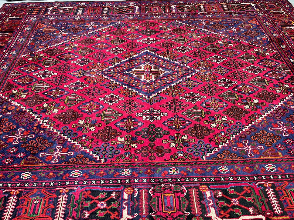 Vintage Persian Joshaghan Rug 3.9x3m | shoparug