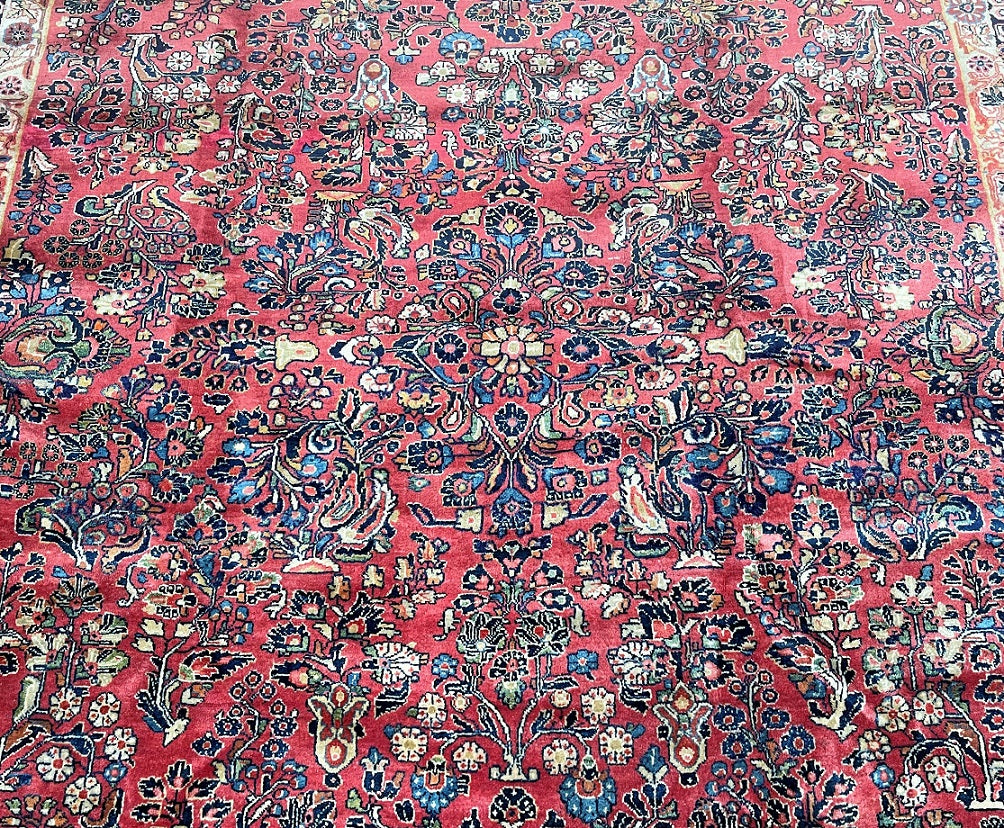 3.5x3m Antique Persian Sultanabad Rug