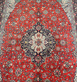 Superb full room size lambs wool handmade Persian Sarough rug 3.3x2.2m