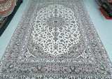 Beige Persian Kashan Rug 3.5x2.5m