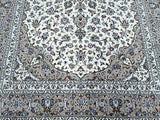 Beige Persian Kashan Rug 3.5x2.5m