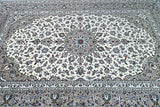 Beige Persian Kashan Rug 3.5x2.5m