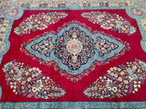 3.8x3m Antique Persian Kerman Rug