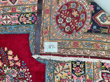 3.8x3m Antique Persian Kerman Rug