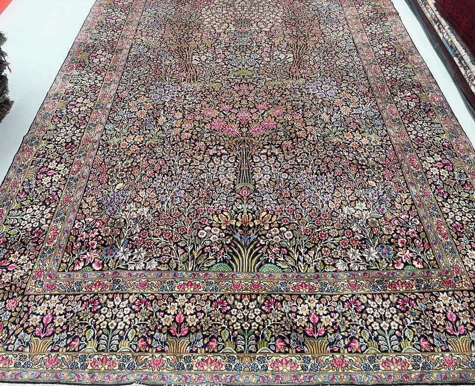 4x3m Antique Persian Kerman Rug