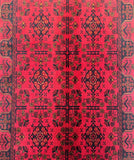 Tribal Afghan Kunduz Rug 1.5x1m