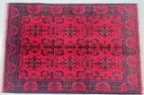 Tribal Afghan Kunduz Rug 1.5x1m