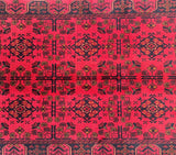 Tribal Afghan Kunduz Rug 1.5x1m