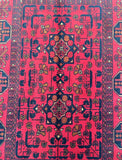 Tribal Afghan Kunduz Rug 1.5x1m