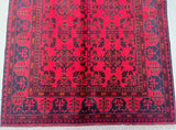 Tribal Afghan Kunduz Rug 1.5x1m