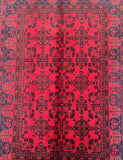 Tribal Afghan Kunduz Rug 1.5x1m