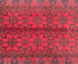 Tribal Afghan Kunduz Rug 1.5x1m