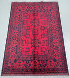 Tribal Afghan Kunduz Rug 1.5x1m