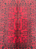 Tribal Afghan Kunduz Rug 1.5x1m