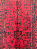 Tribal Afghan Kunduz Rug 1.5x1m