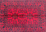 Tribal Afghan Kunduz Rug 1.5x1m