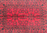 Tribal Afghan Kunduz Rug 1.5x1m