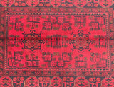 Tribal Afghan Kunduz Rug 1.5x1m