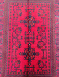Tribal Afghan Kunduz Rug 1.5x1m