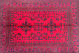 Tribal Afghan Kunduz Rug 1.5x1m