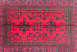 Tribal Afghan Kunduz Rug 1.5x1m