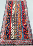 Afghan Super Kazak Rug 100x49cm