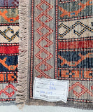 Afghan Super Kazak Rug 100x49cm