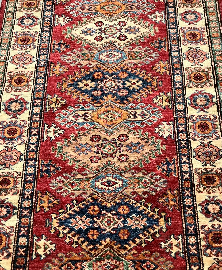 3m Afghan Super Kazak Hall Runner