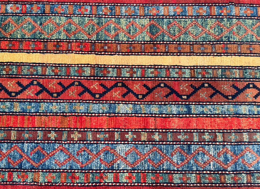 Afghan Super Kazak Rug 99x54cm