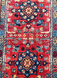 Afghan Royal Kazak Rug 99x50cm