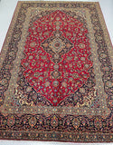 3.3x2.2m Antique Kashan Persian Rug