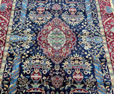 Superfine full room size vase design handmade Afghan Roshnai rug 310x201cm