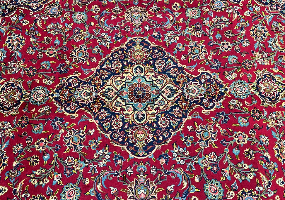 3.3x2.2m Antique Kashan Persian Rug