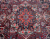 3.8x3.1m Persian Bakhtiari Rug