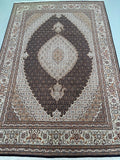 Masterpiece Fish Design Persian Tabriz Rug 3x2m