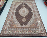 Masterpiece Fish Design Persian Tabriz Rug 3x2m
