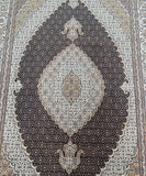 Full Room Size Handmade Persian Tabriz Rug 3x2m