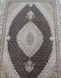 Masterpiece Fish Design Persian Tabriz Rug 3x2m