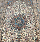 Full Room Size Authentic Handmade Persian Isfahan Rug 3x2m