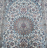 Full Room Size Authentic Hand Knotted Persian Nain Rug 3x2m at Persian rug warehouse WA in Perth.