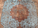 3.2x2.3m Vintage Persian Tabriz Rug