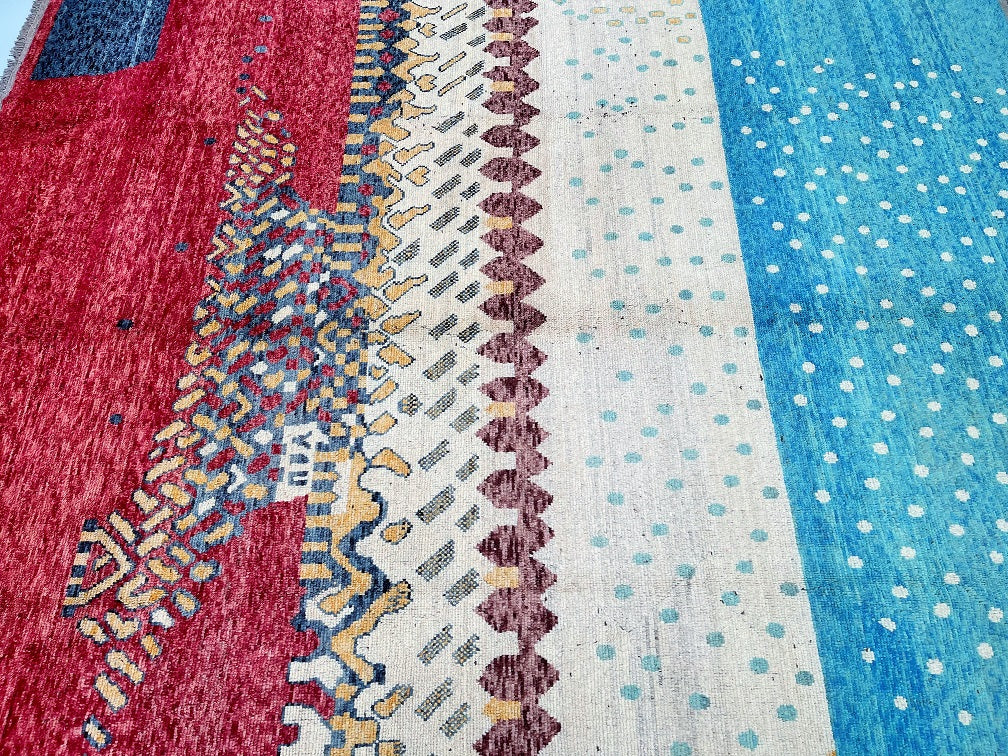 Contemporary Afghan Gabbeh Rug 3x2.5m | shoparug