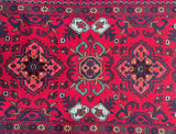 Tribal Kunduz Afghan Rug 92x57cm