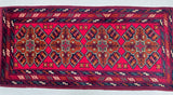 Tribal Kunduz Afghan Rug 101x47cm