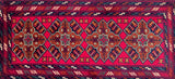 Tribal Kunduz Afghan Rug 101x47cm