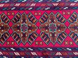 Tribal Kunduz Afghan Rug 101x47cm