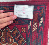 Tribal Kunduz Afghan Rug 101x47cm